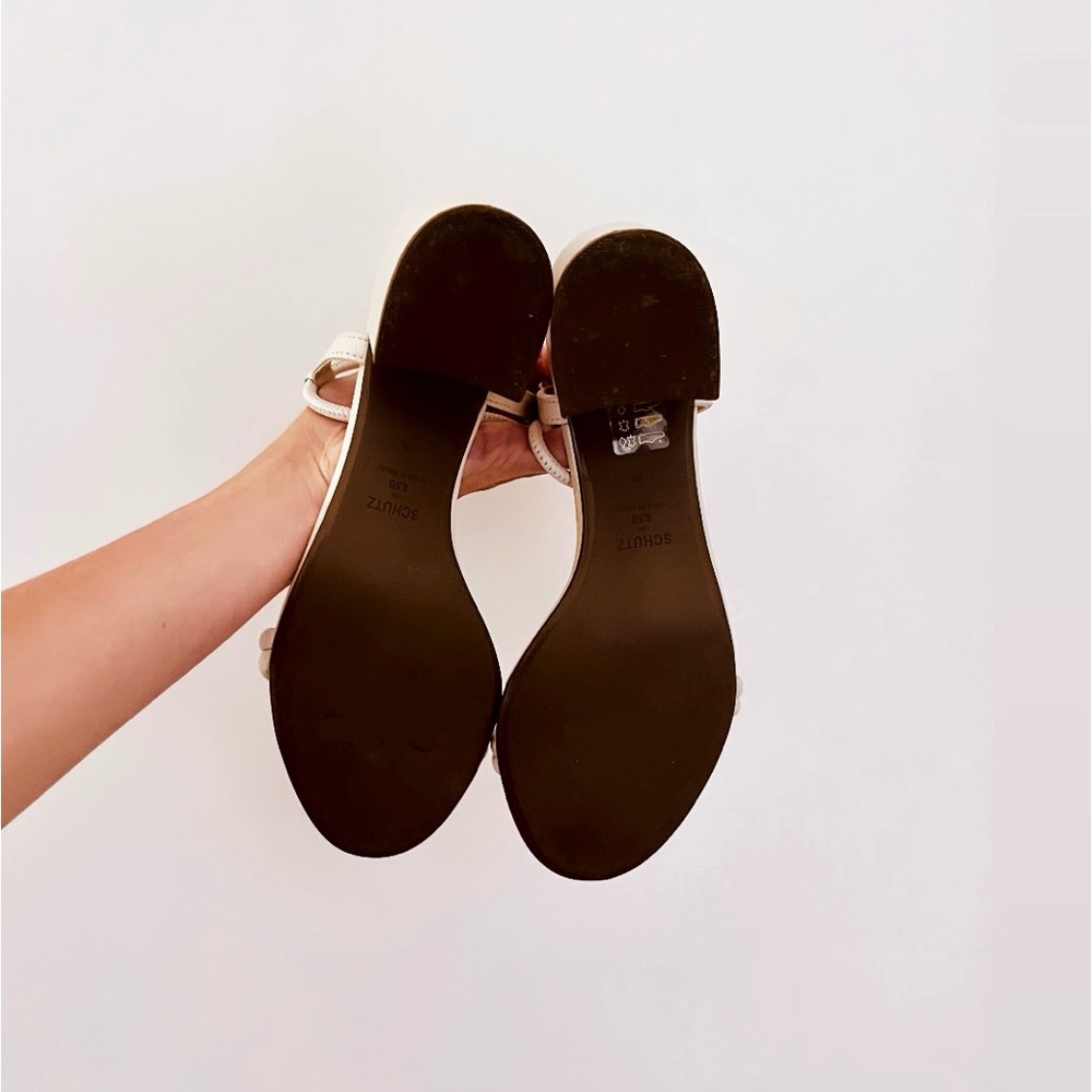Schutz | Gimenez Mid Leather Sandal - Picture 10 of 11